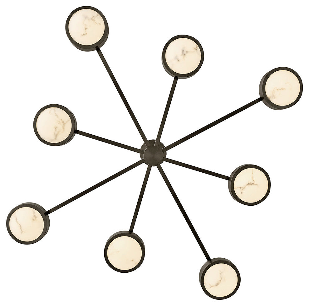 Fredrick Ramond Cava Large Convertible Semi-Flush Mount, Black Oxide