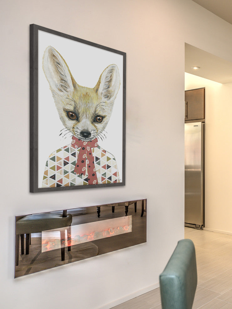 "Preppy" Framed Painting Print, 20"x30"
