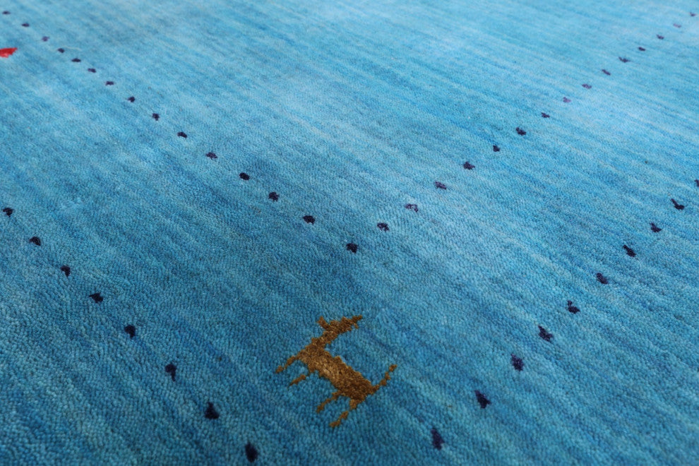 Persian Gabbeh Handmade Rug 9' 0" X 12' 0" Q7019