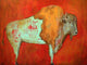 Red Buffalo Outdoor Art