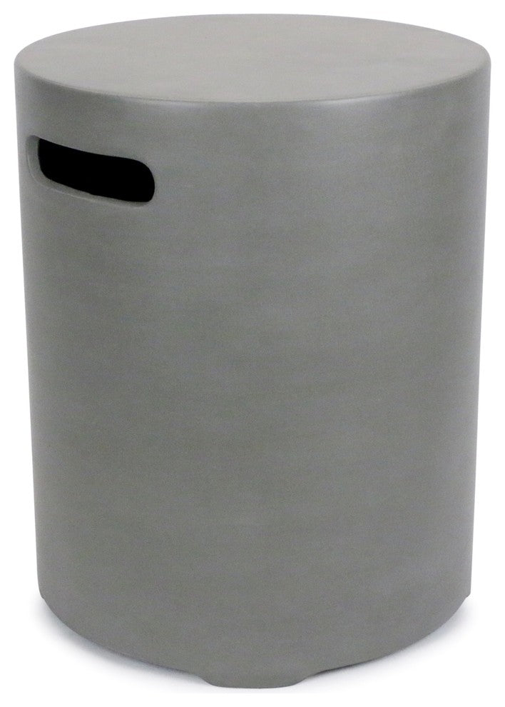 Introvurt Round Propane Tank Cover, Slate Gray