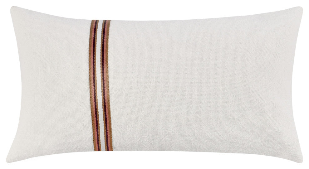 Ralph 22" Cotton Linen Throw Pillow, 14x26