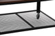 Rustic Coffee Table With Wheels 42x23x18