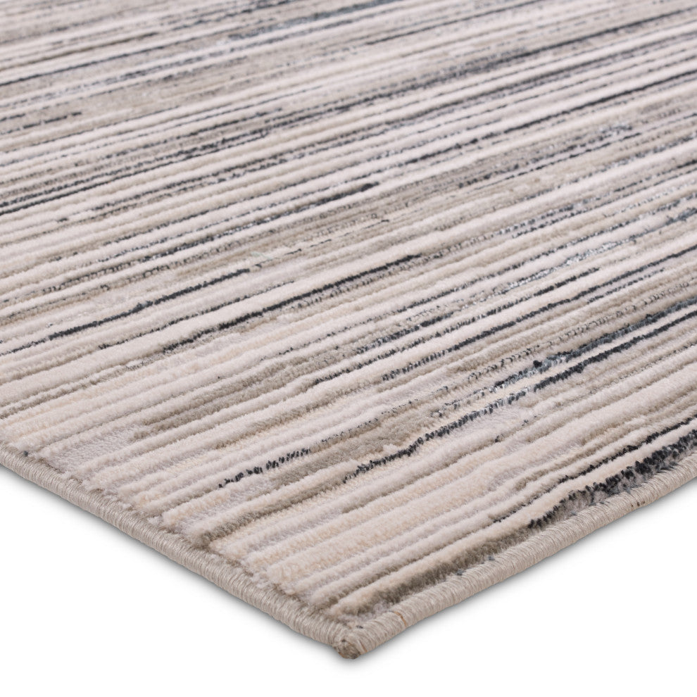 Jaipur Living Adilah Striped Gray/Cream Area Rug 7'10"X10'6"