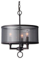 Jamison 3-Light Pendant Chandelier, Metallic Bronze