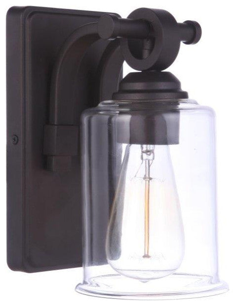 Romero Wall Sconce 1  Light  Espresso