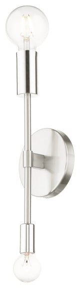 Brushed Nickel Contemporary Sconce