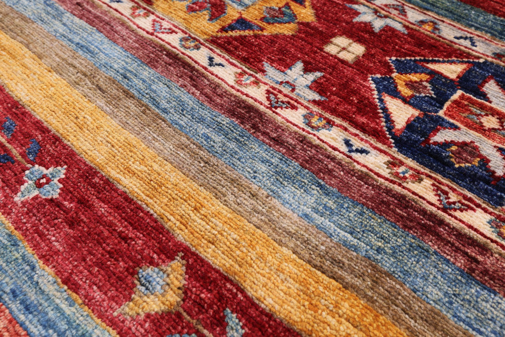 2' 3" X 8' 2" Super Kazak Khorjin Handmade Runner Rug Q11006