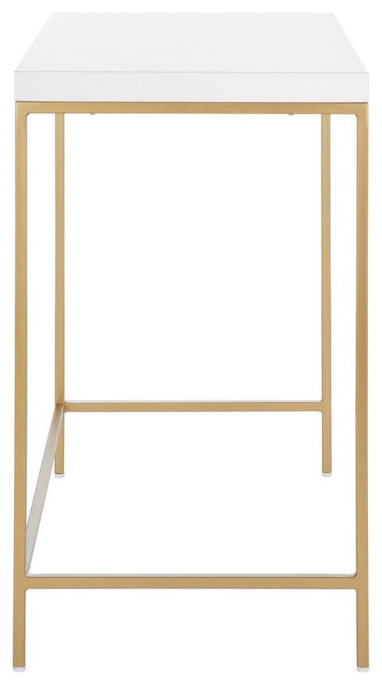 Safavieh Cass Desk, White/Gold