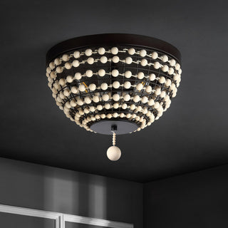 Safavieh Bolson Chandelier Natural Wood/Oil-Rubbed Bronze