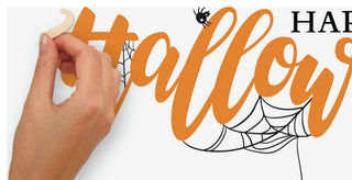 Happy Halloween Quote Peel and Stick Wall Decal