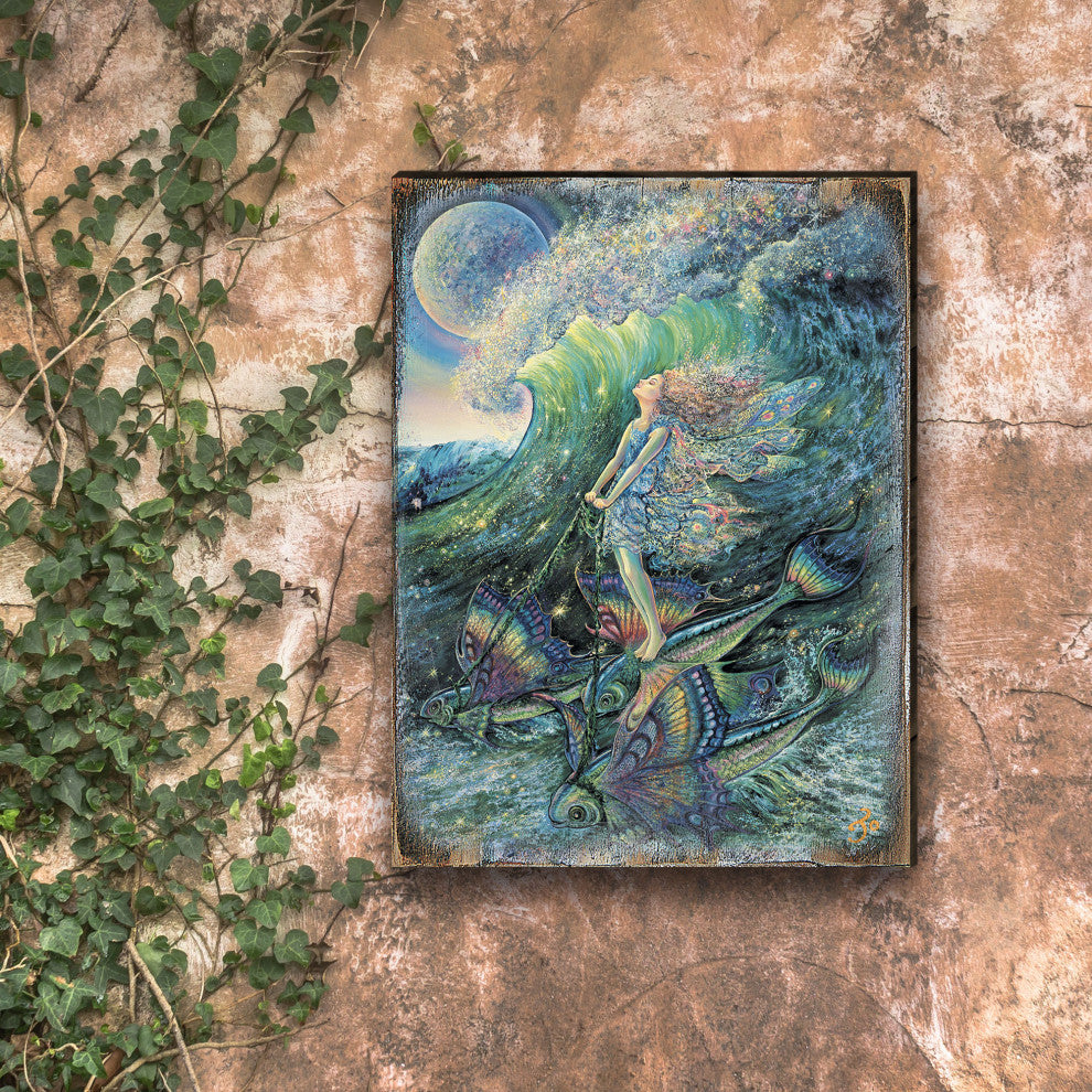 Surfers Dream Wall and Table Top Wooden Decor, 36x24