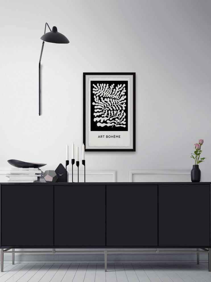 "Fern Collage" Framed Painting Print, 8x12