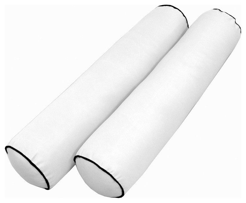Style5 Twin Contrast Pipe Outdoor Mattress Bolster Slip Cover COMPLETE SET AD106