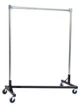 Z-Rack - Heavy Duty 48" Long Base Single Rail w/ 60" Uprights Black