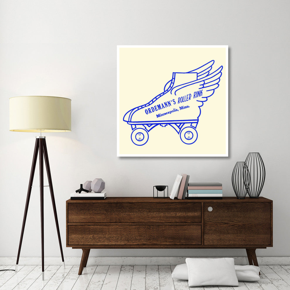 "Ordemann's Roller Rink" Digital Paper Print by Retrorollers, 46"x46"