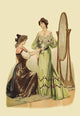 Adjusting the Gown - Fine Art Giclee Print 24" x 36"