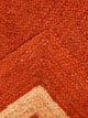 HAND KNOTTED JUTE ECO-FRIENDLY SOLID AREA RUG-Orange,Contemporary,Outdoor Indoor, [Rectangle] 8'x10'