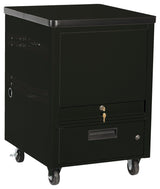 Laptop Depot Cart With 5 Capacity Unit, Black