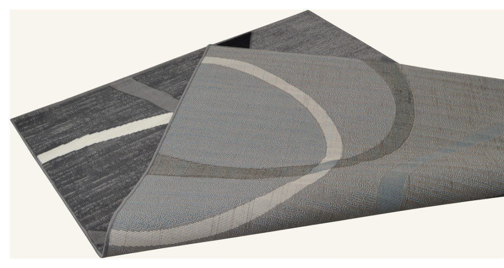 Modern Runner, Gray, 7'0"x5'2"