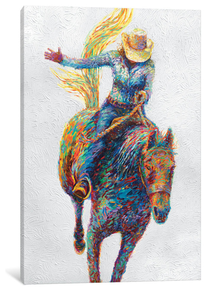 "Rodeo Gallery" by Iris Scott, 40"x26"x1.5"