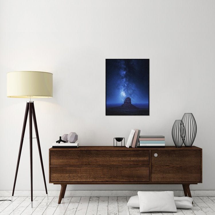 "Monument Milkyway" Framed Canvas Giclee by Juan Pablo De, 25x33"