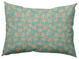 Palm Tree Pattern Decorative Throw Pillow, Spring Green, 14"x20"