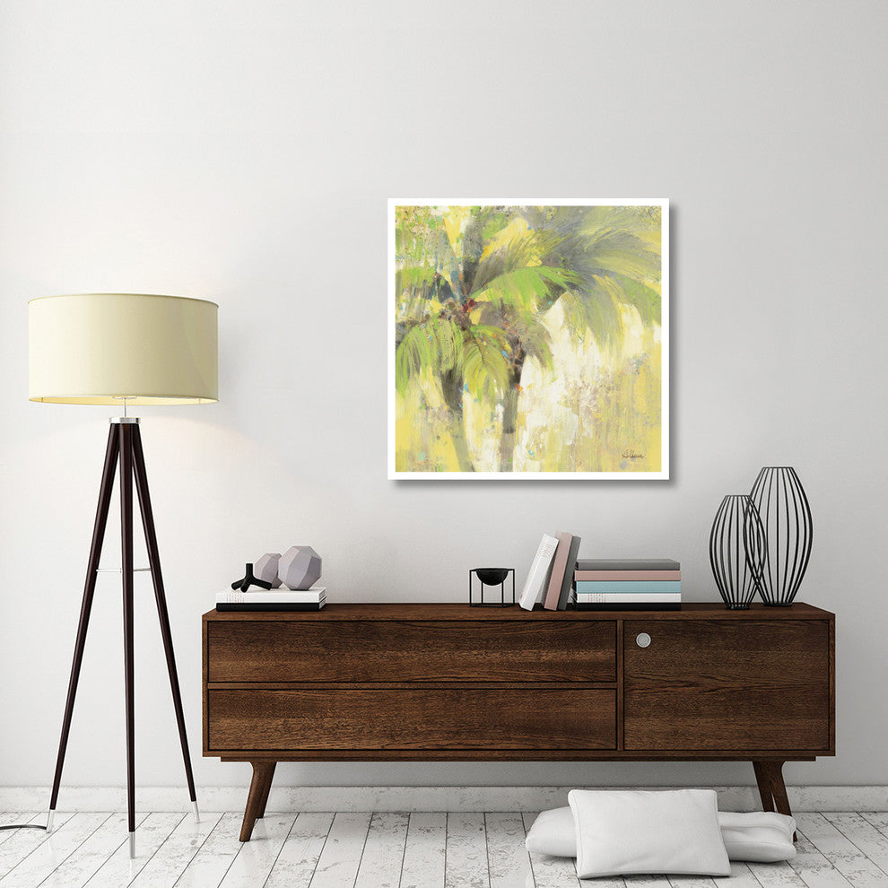 "Breezy Palm I" Digital Paper Print by Albena Hristova, 38"x38"