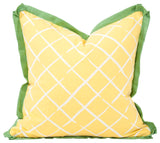 Howard Elliott Madcap Cottage Cove End Daffodil 20" x 20" Pillow, Down Insert