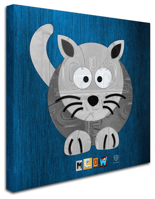 "Meow The Cat" Canvas Art by Design Turnpike