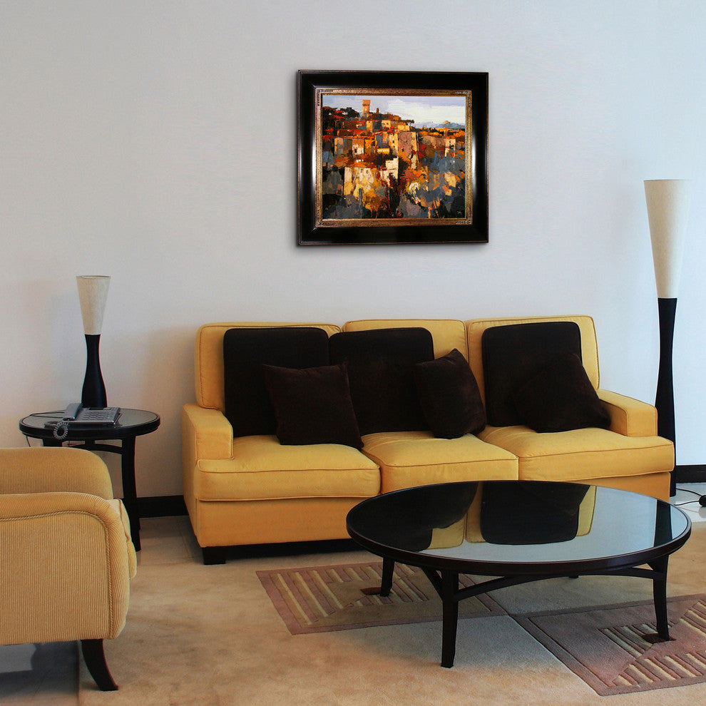 Bertaina "Toscane" Canvas Print, Opulent Frame 20"x24"