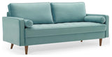 Valour Performance Velvet Sofa - Mint