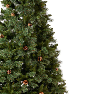 11ft. Prelit White Mountain Pine Artificial Christmas Tree