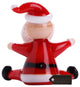 Murano Christmas Winter Decorative Glass Sitting Santa Figurine
