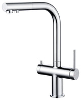 Circular 2-in-1 Water Filter Kitchen Pull Out Faucet, Chrome