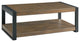 Picket House Furnishings Enrico Rectangular Coffee Table in Walnut