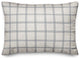 Slate Windowpane Pattern 14x20 Spun Poly Pillow