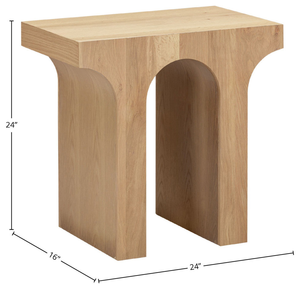 Bungalow Oak Side Table, Brown