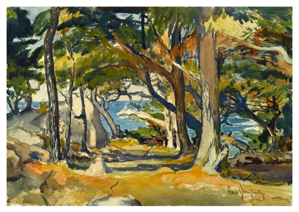 "Cedar Grove by the Sea, ca. 1916" Print by Paul Dougherty, 38"x27"