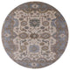 Ahgly Company Indoor Round Mid-Century Modern Area Rugs, 6' Round
