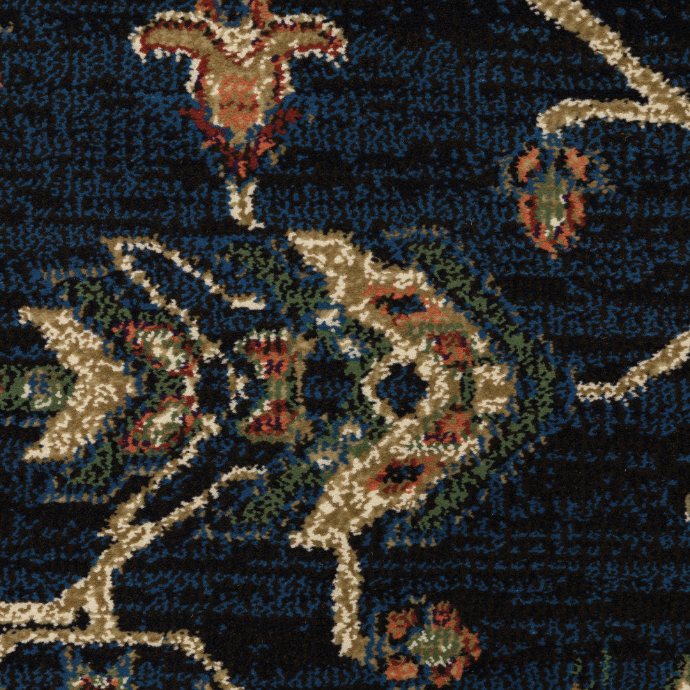 Oriental Weavers Ankara Indoor Rug Blue/ Red 2'3" X 7'6"