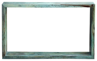Uttermost 25456 Teo 10"W Tamarind Wood Console Table - Caribbean Blue-Green