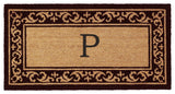 Kendall Monogram Doormat, 24"x48", P