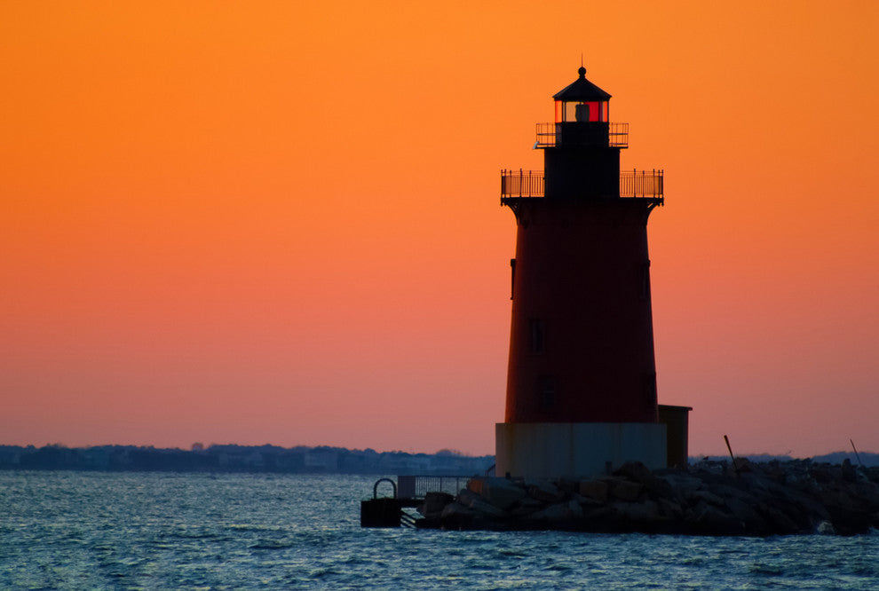 Sunset at Henlopen State Park 3 Landscape Photo Unframed Wall Art Print, 12" X 18"