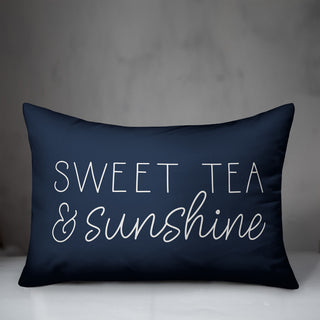 Sweet Tea & Sunshine Outdoor Lumbar Pillow