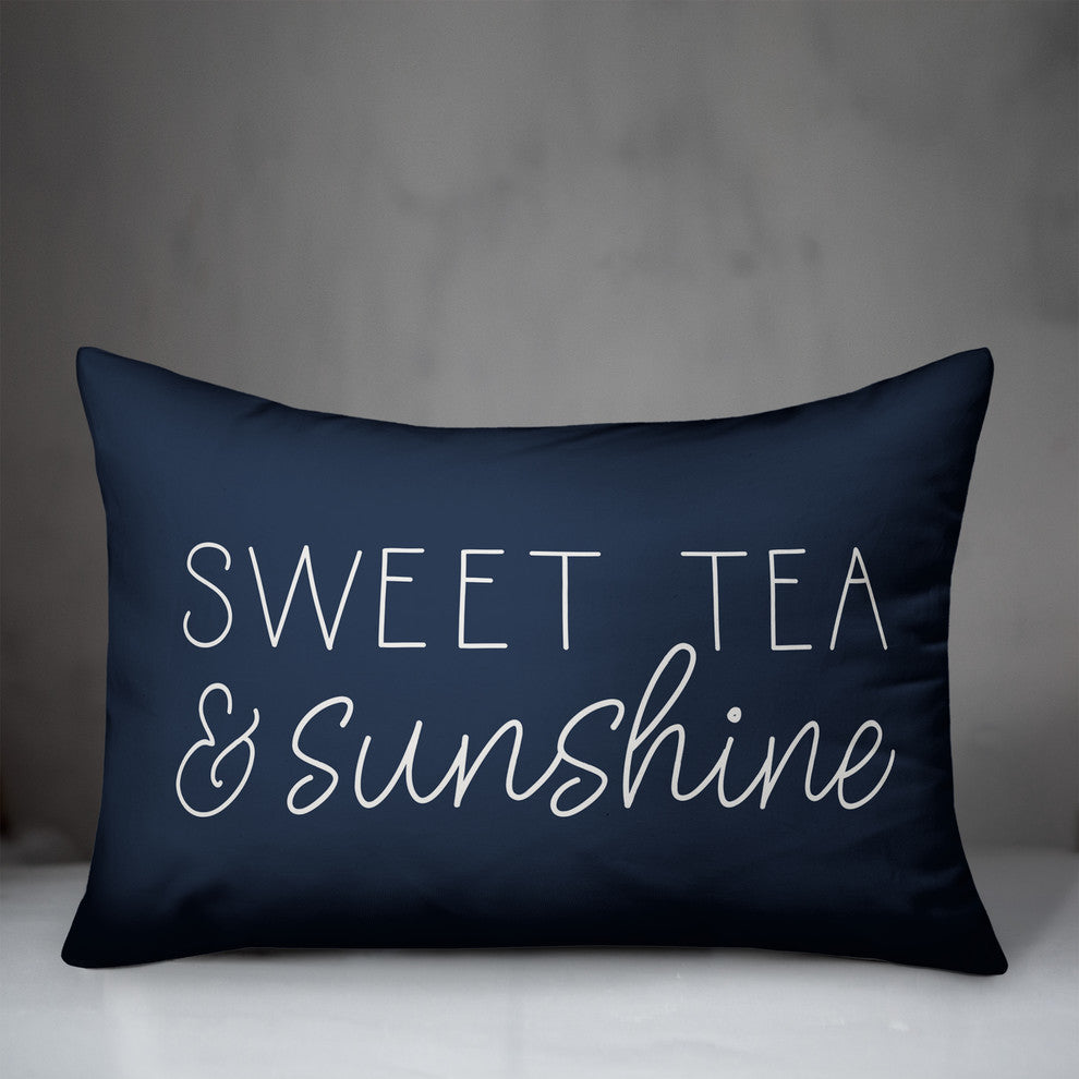 Sweet Tea & Sunshine Outdoor Lumbar Pillow