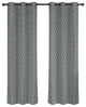 Willow Thermal Blackout Curtains, Set of 2, Gray, 84"x84"