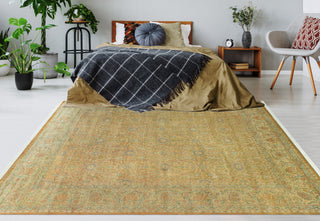 Pak-Persian Culbart Gold/Beige Rug, 8'0x10'0