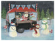 "Christmas on Wheels I Light" Digital Paper Print by Mary Urban, 42"x32"