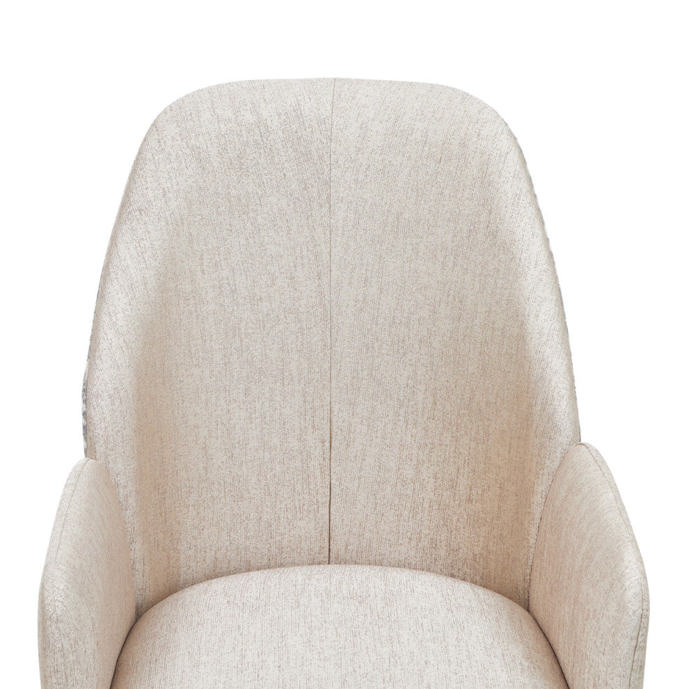 Lisbon Dining Arm Chair, Silken Matte Cream